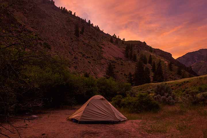 Camping on the Middle Fork Salmon