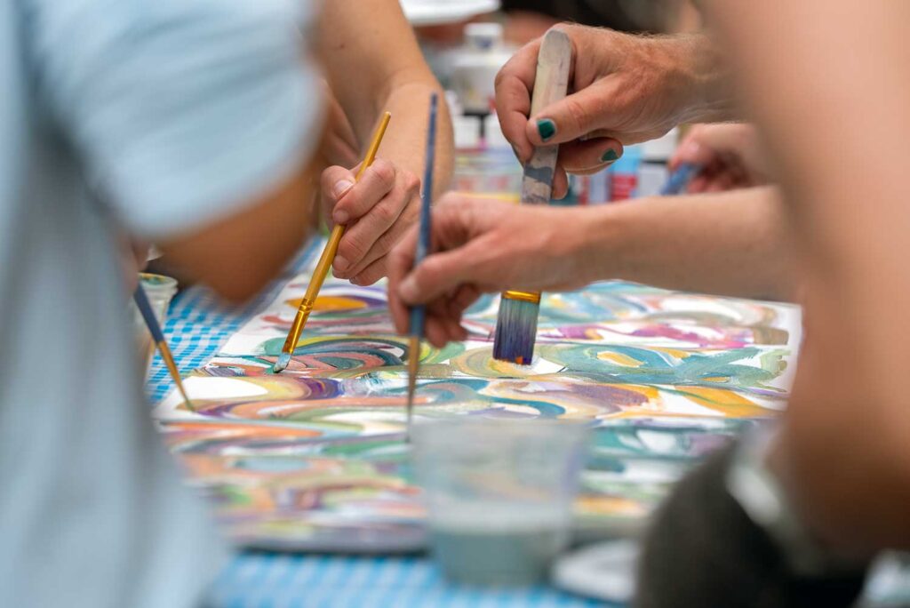 Making Art on the River.
